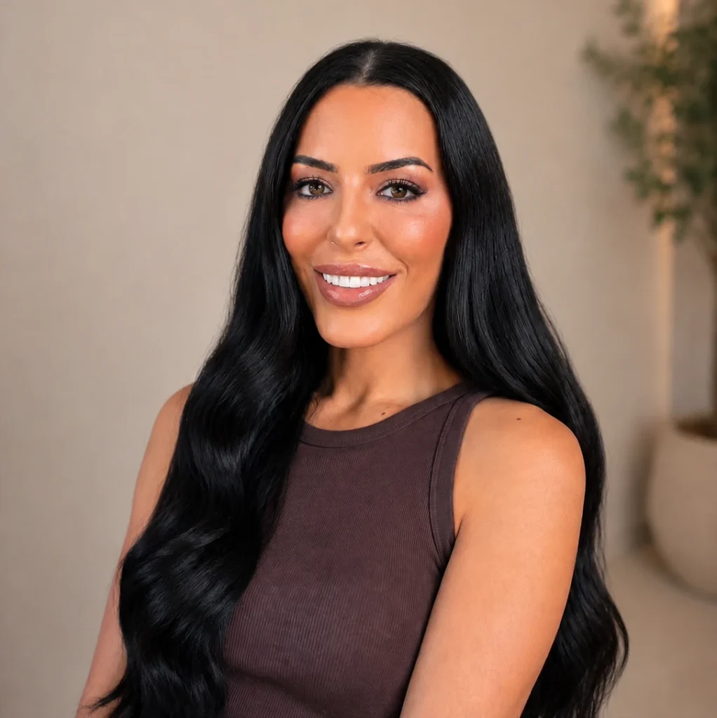Bronzed By Sabrina Founder Portrait | Mobile Spray Tanning Sydney Portrait of the founder of Bronzed By Sabrina, a luxury mobile spray tanning service in Sydney