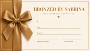 Bronzed By Sabrina Digital Gift Card